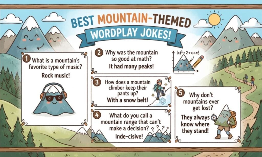 Best Mountain-Themed Wordplay Jokes