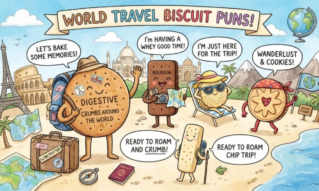 Biscuit Puns for Tourists and Travelers