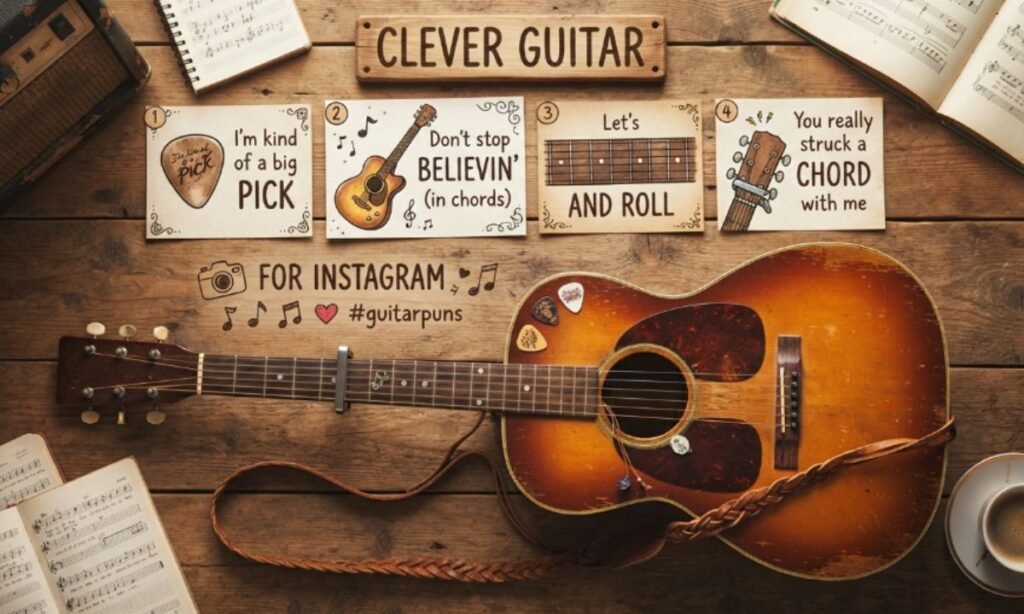 Clever Guitar Puns for Instagram