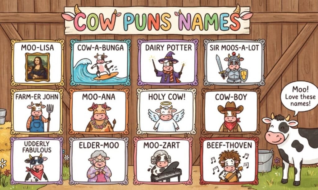 Cow Puns Names
