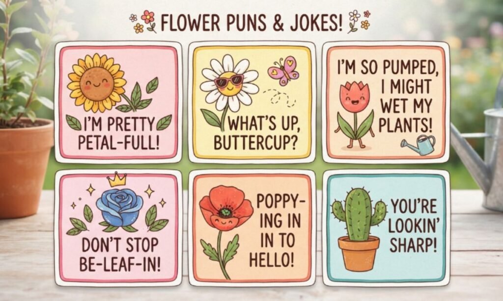 Flower Puns Jokes