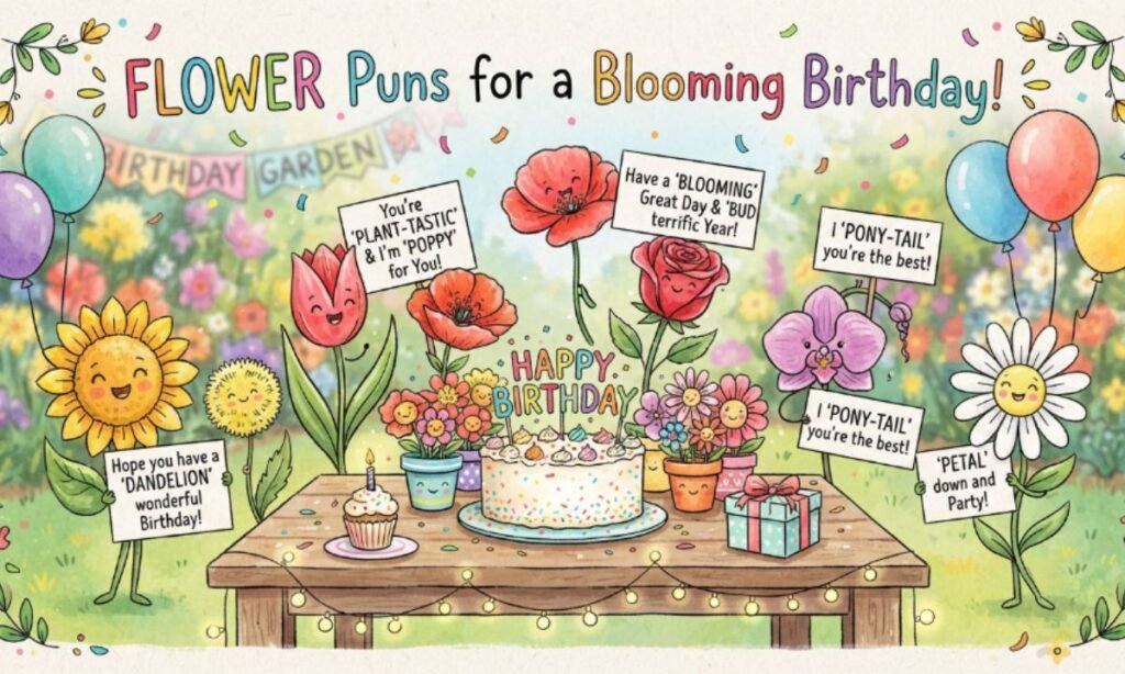 Flower Puns for Birthday 