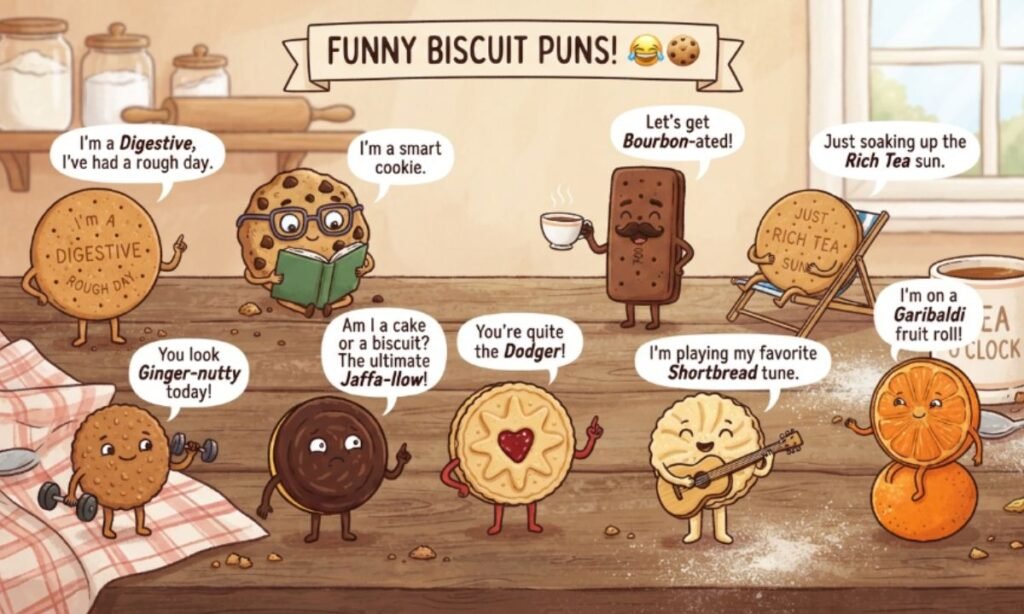 Funny Biscuit Puns One Liners