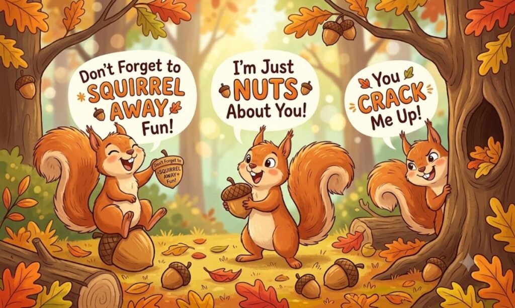 Short Funny Squirrel Puns