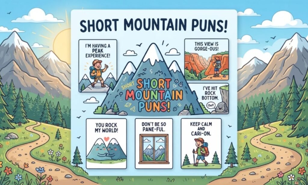 Short Mountain Puns