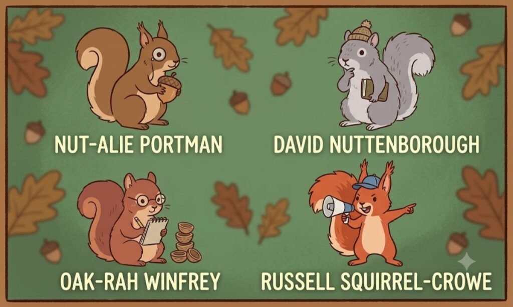 Squirrel pun names