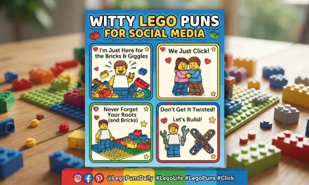 Witty Lego Puns for Social Media