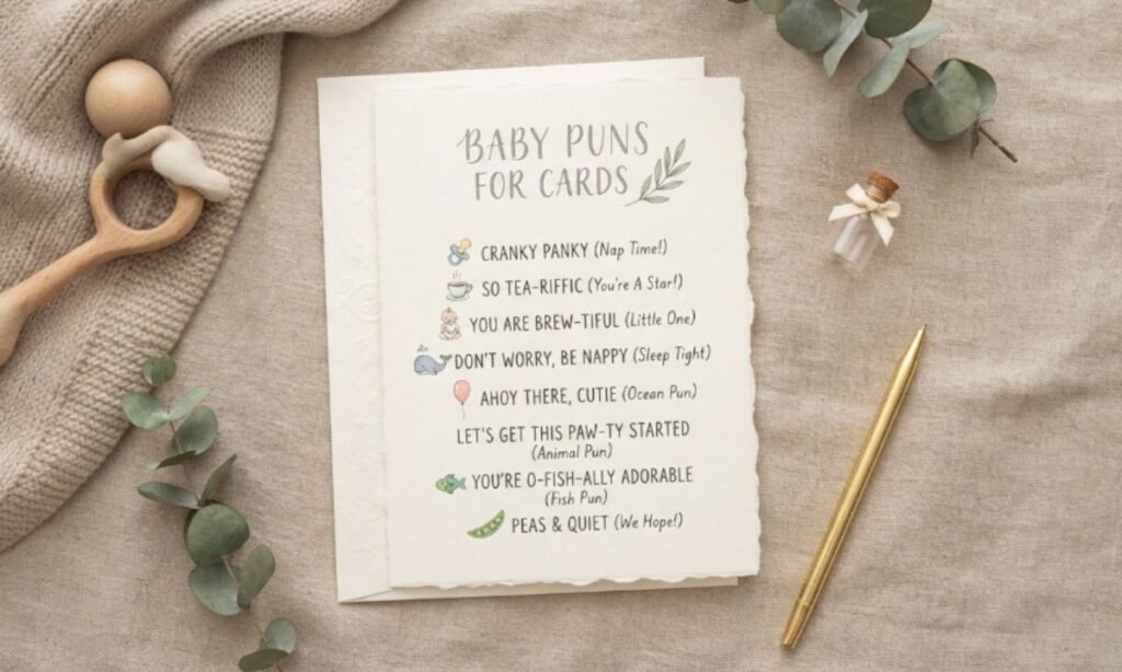 Baby Puns for Cards