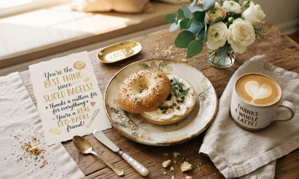 Bagel puns Thank you