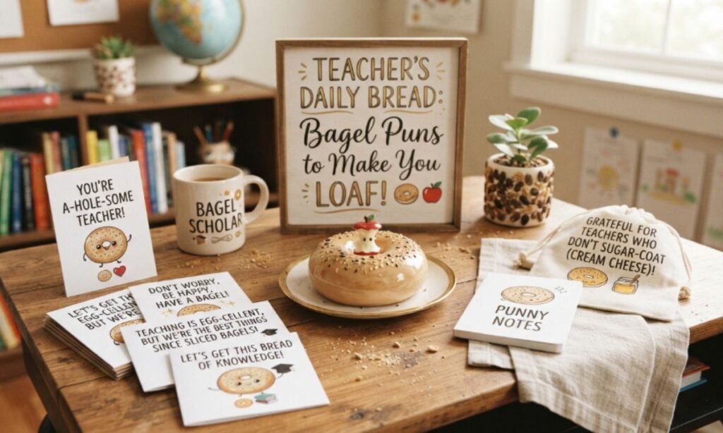 Bagel puns for teachers