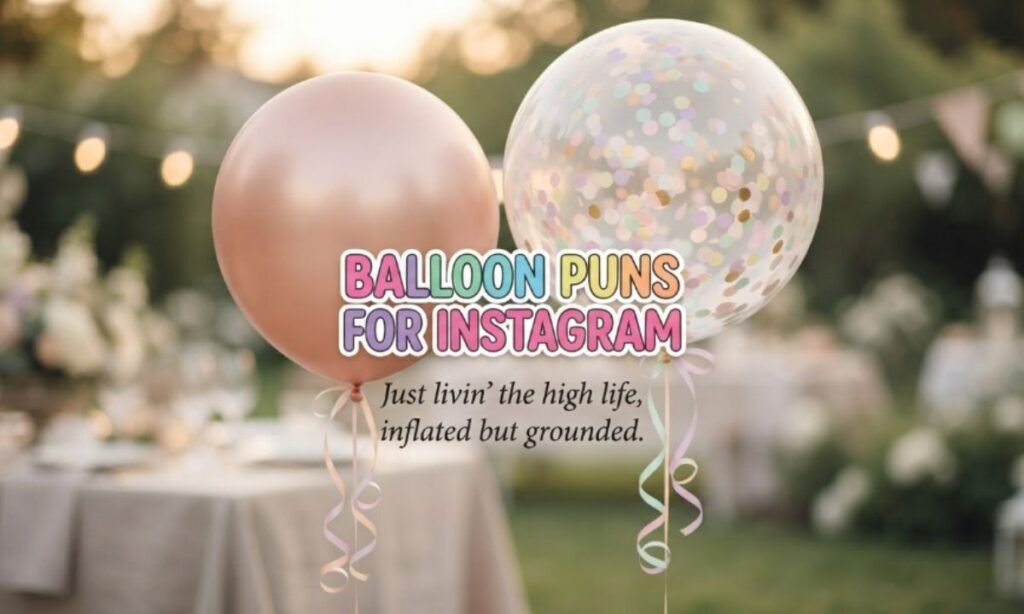 Balloon Puns for Instagram