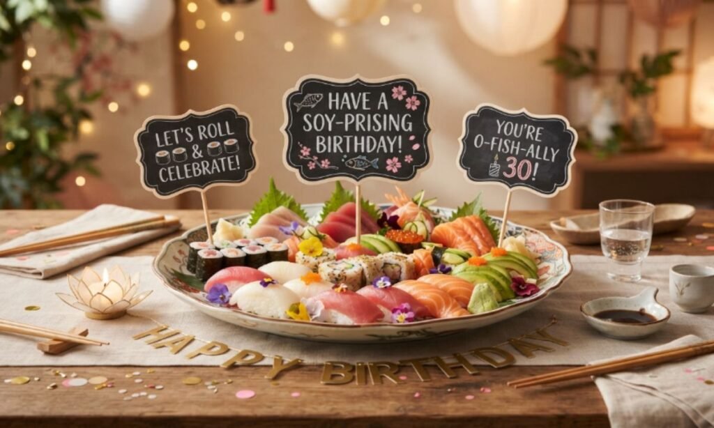 Birthday Sushi Puns