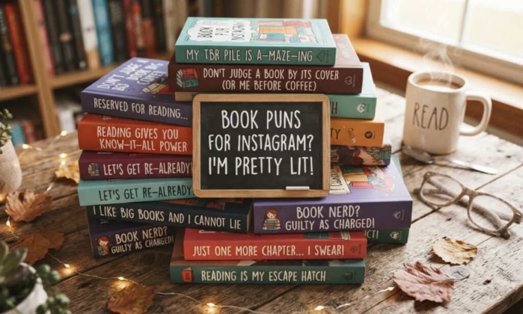 Book puns for Instagram