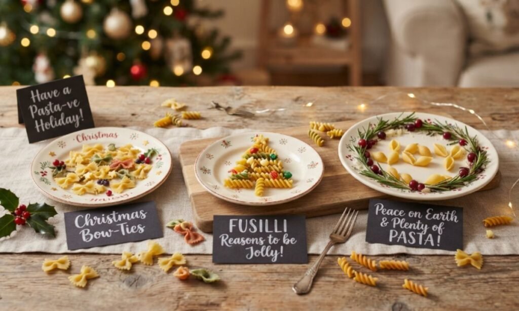 Christmas Pasta Puns
