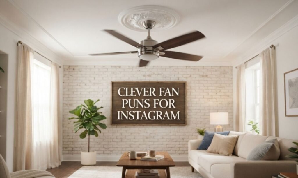 Clever Fan Puns for Instagram