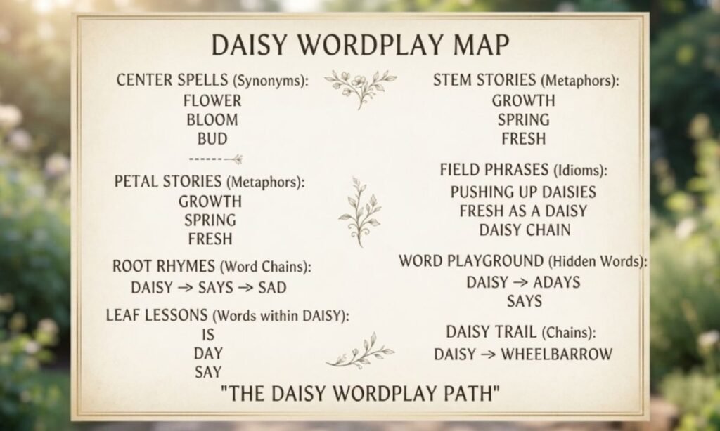 Daisy Wordplay Map 