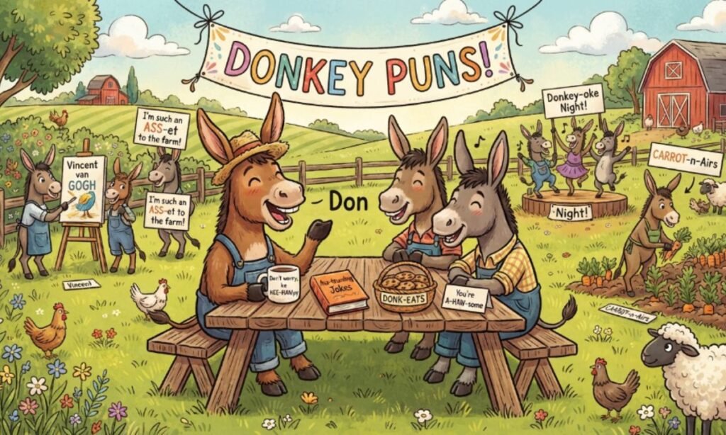 Donkey Puns