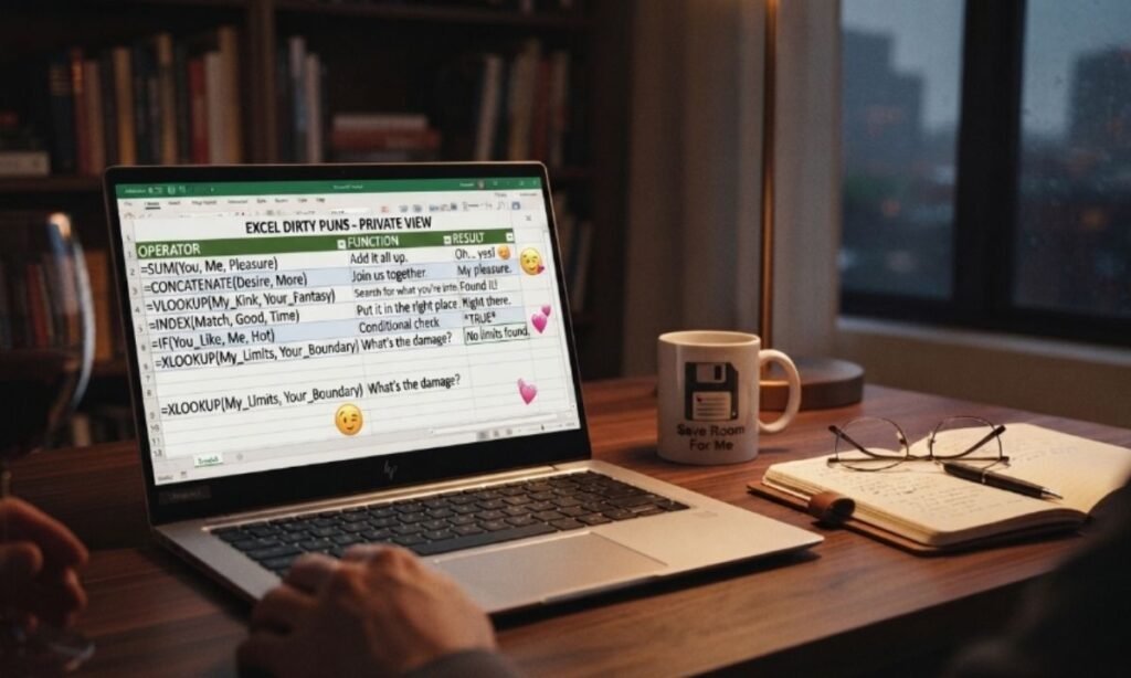 Excel Puns Dirty