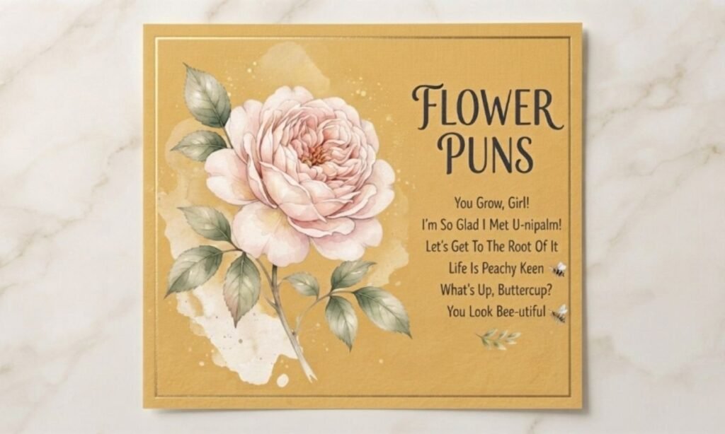 Flower Puns