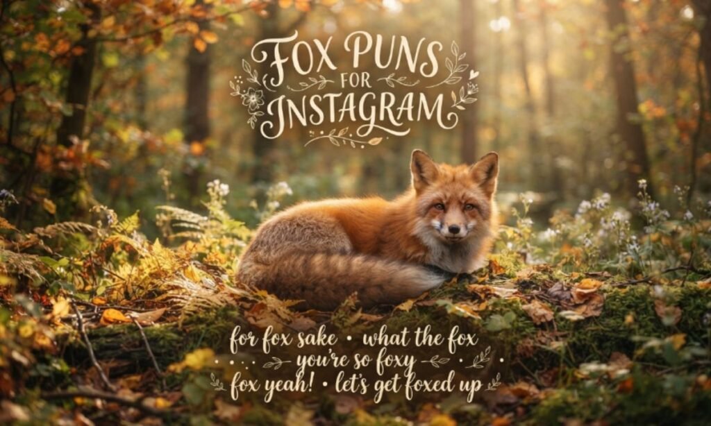 Fox Puns for Instagram 