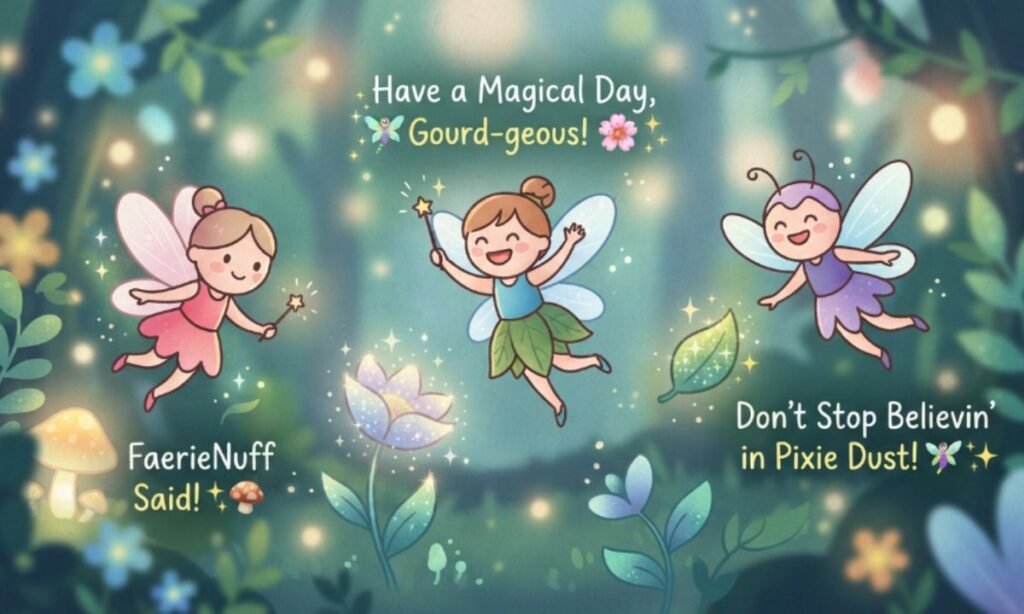 Funny Fairy Puns Captions