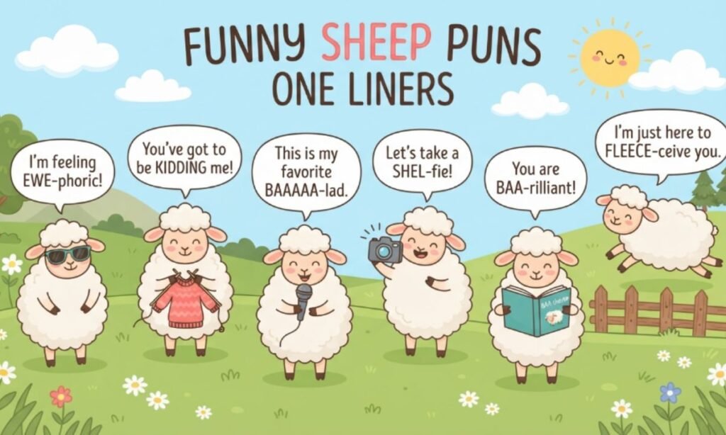 Funny Sheep Puns One Liners