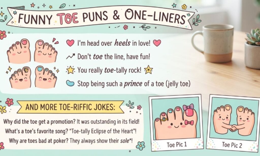 Funny Toe Puns One-Liner