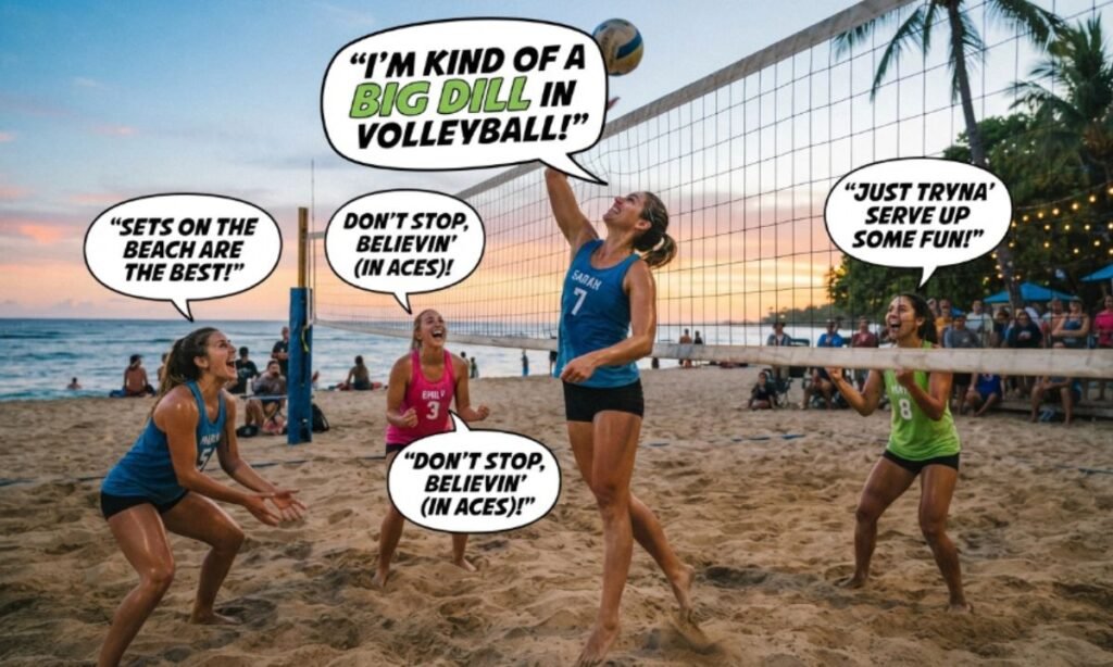 Funny Volleyball Puns Captions