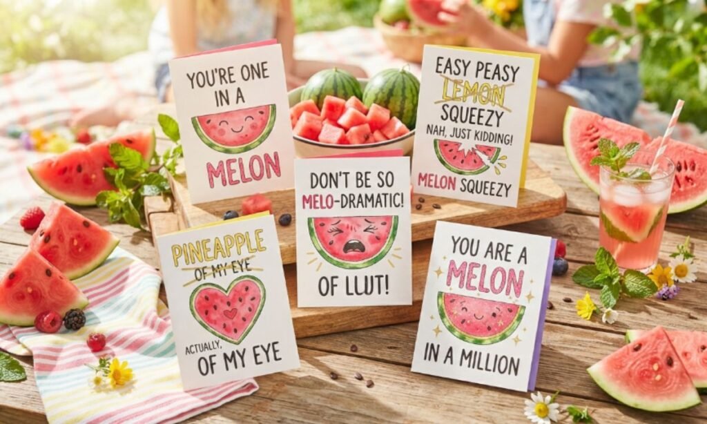 Funny watermelon puns for Instagram