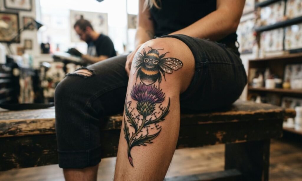 Knee Pun Tattoo Ideas