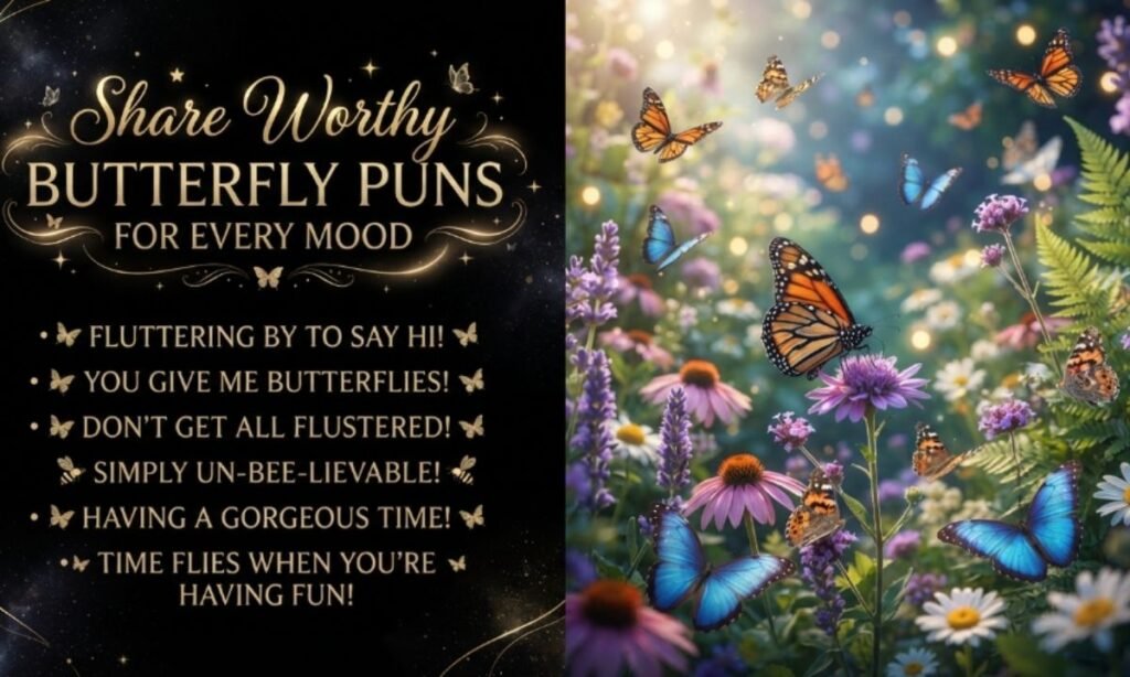Share Worthy Butterfly Puns for Every Mood