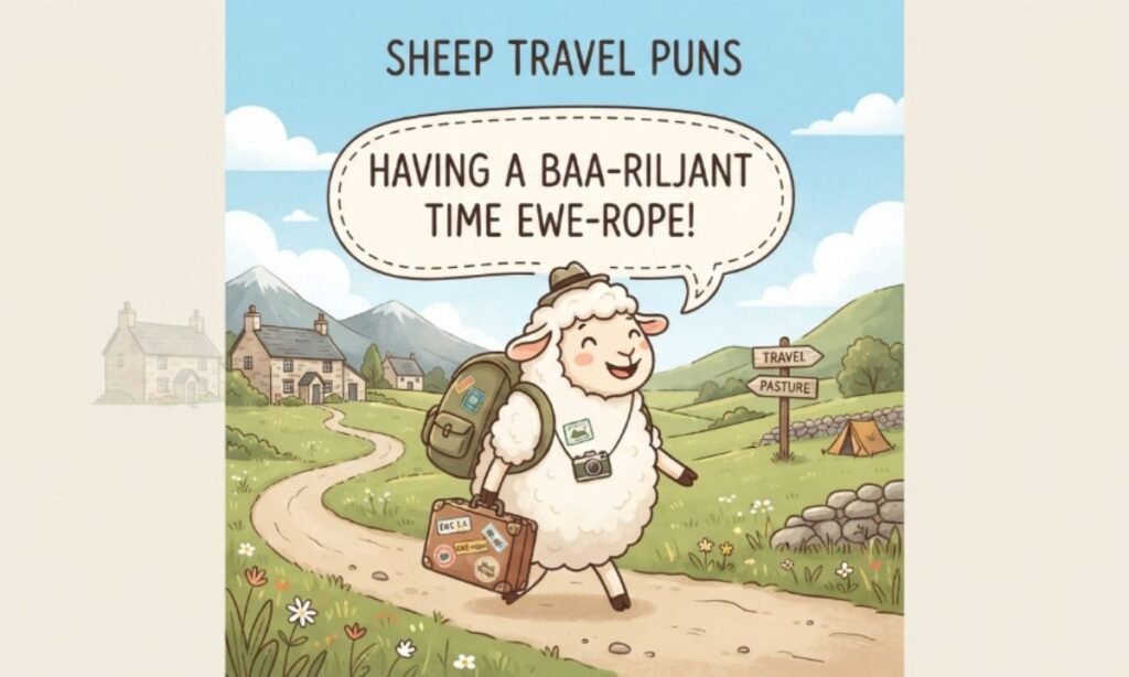 Sheep Puns for Tourists and Travelers