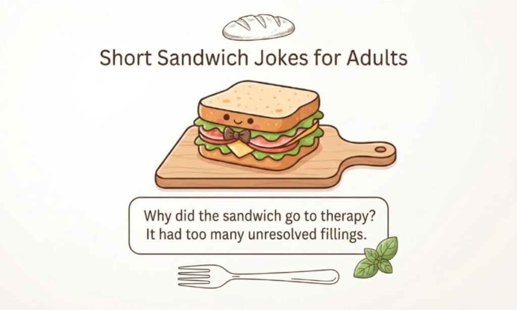 Short Sandwich Jokes for Adults