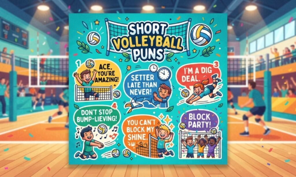 Short Volleyball Puns