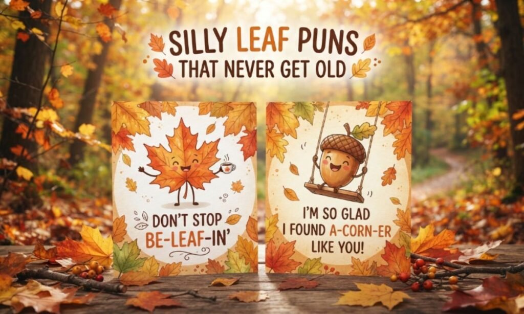 Silly Leaf Puns That Never Get Old
