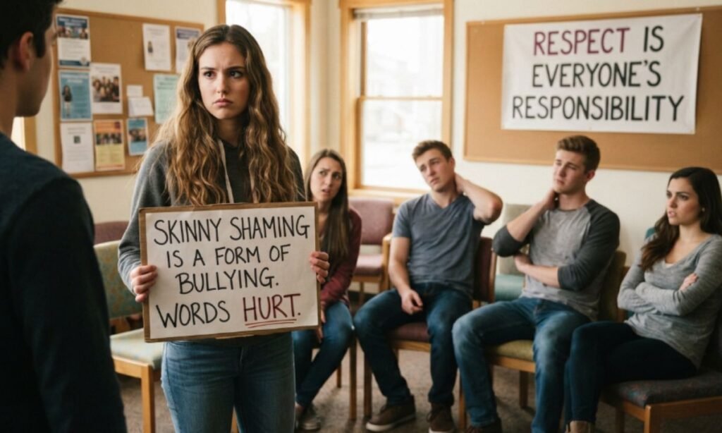 Skinny jokes offensive
