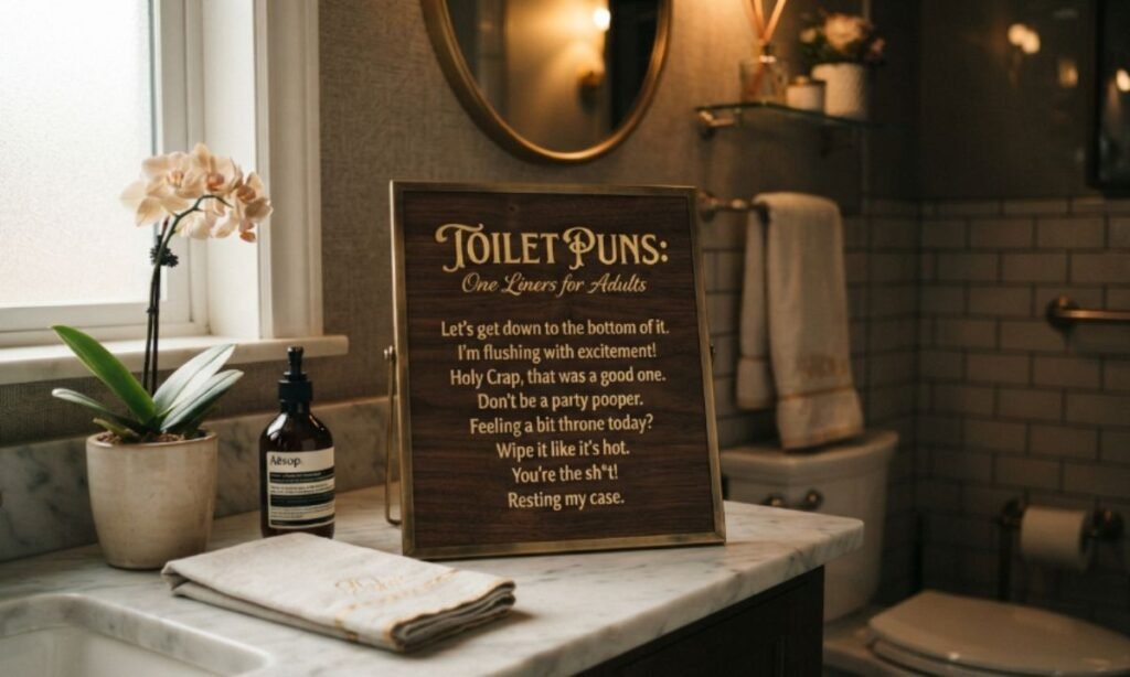 Toilet Puns One Liners for Adults