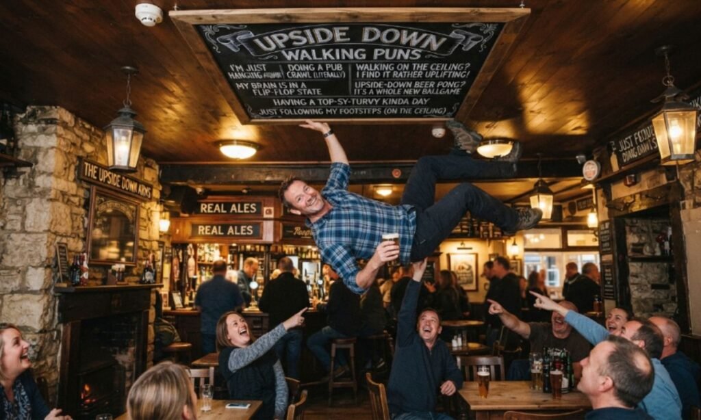 Upside Down Walking Puns