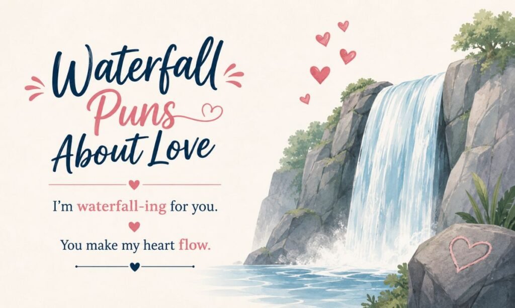 Waterfall Puns About Love