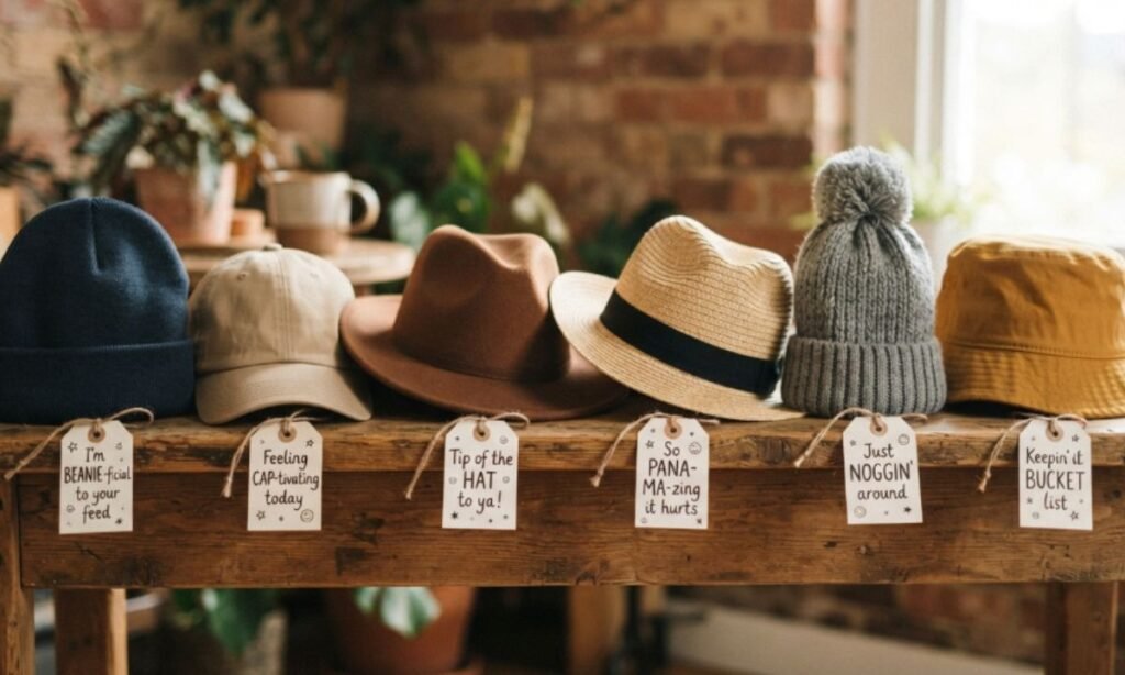 Witty Hat Puns for Social Media