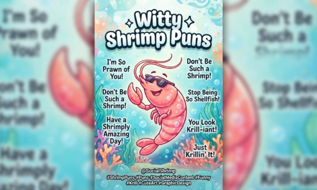Witty Shrimp Puns for Social Media