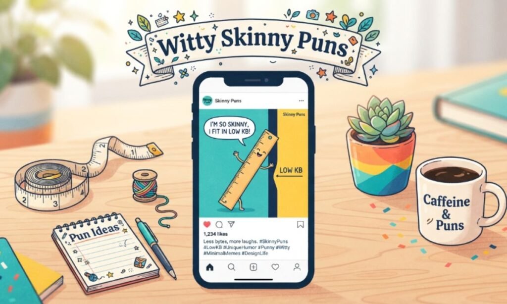 Witty Skinny Puns for Social Media