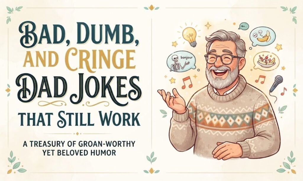 Bad, Dumb, and Cringe Dad Jokes That Still Work