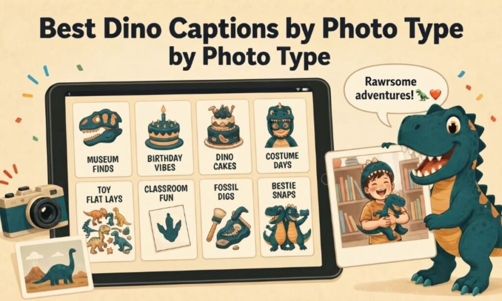 Best Dino Captions by Photo Type