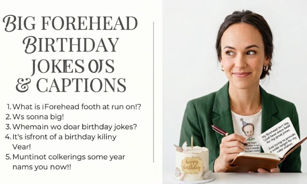 Big Forehead Birthday Jokes and Captions