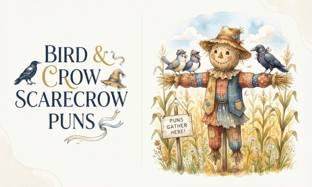 Bird and Crow Scarecrow Puns