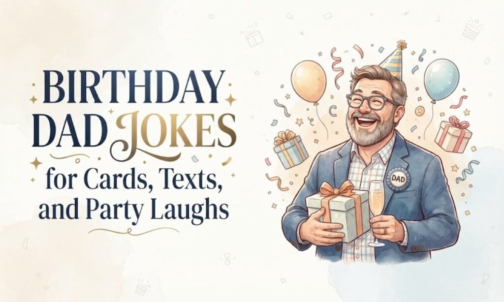 Birthday Dad Jokes for Cards, Texts, and Party Laughs