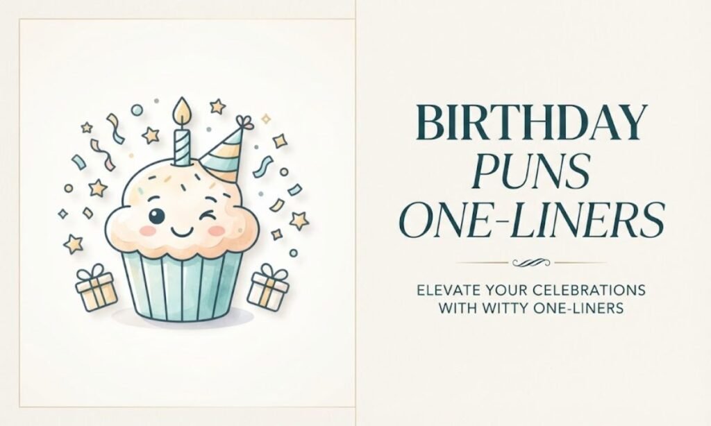 Birthday puns one liners