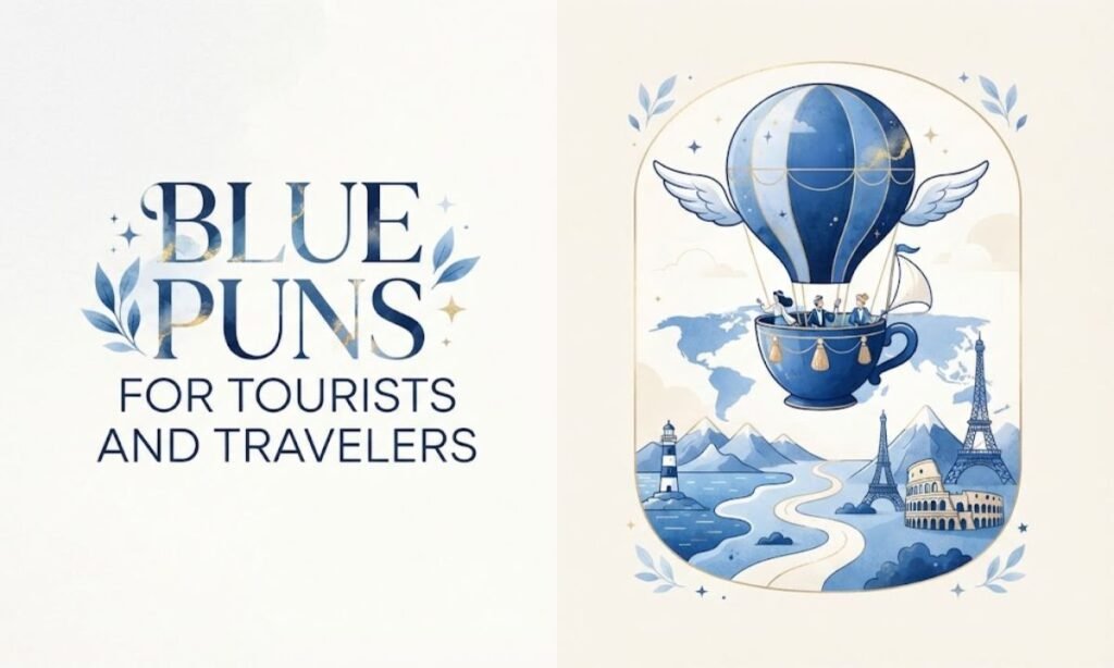 Blue Puns for Tourists and Travelers