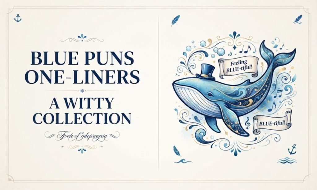 Blue puns one liners